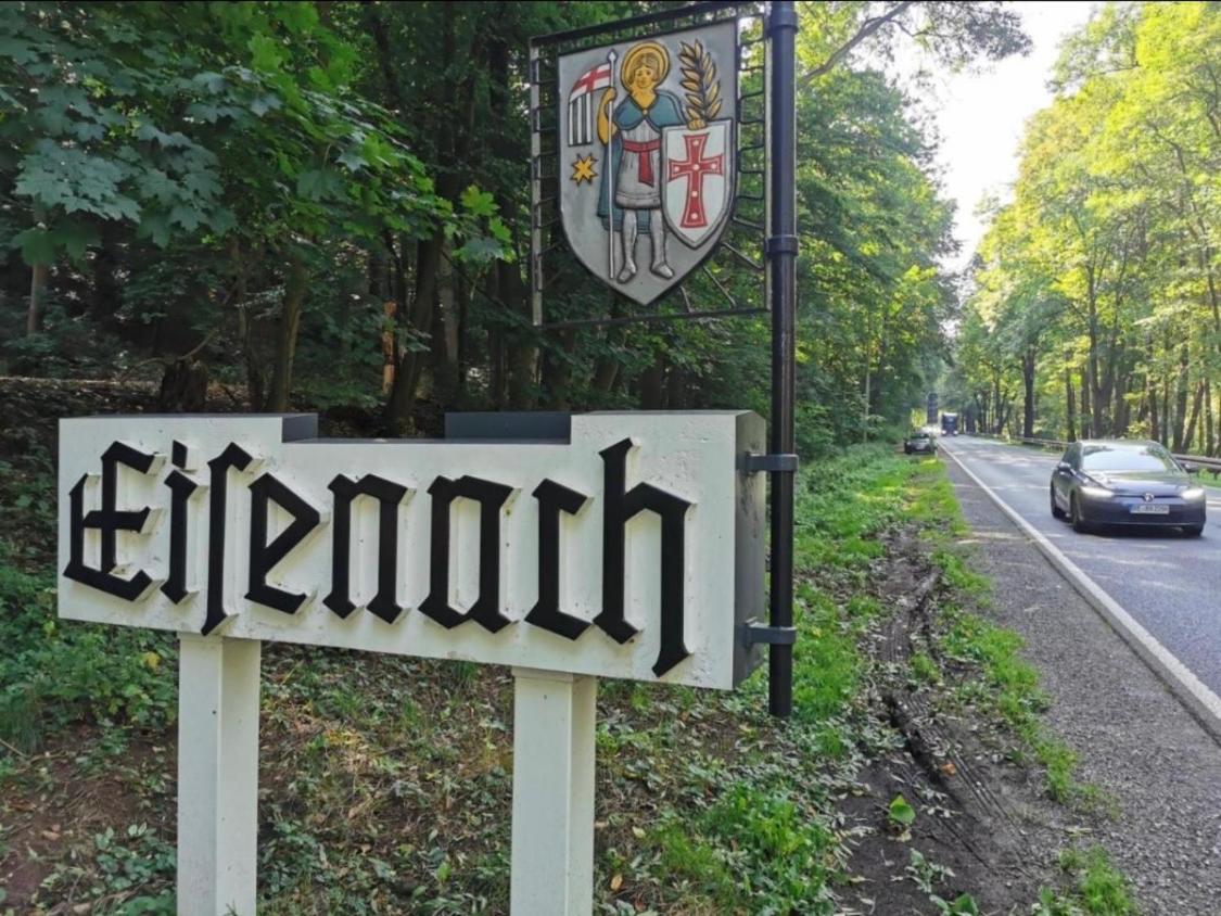 Schoene Ferienwohnung „Zum Glueck Tropical“ Eisenach Dış mekan fotoğraf